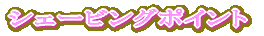 シェービングポイント 